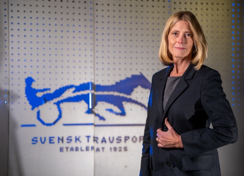 Maria Croon, vd Svensk Travsport. Foto av Thomas Blomqvist TR Bild